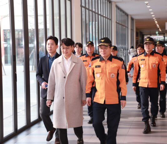 경기도북부소방재난본부장, 설 앞두고 다중이용시설 안전점검