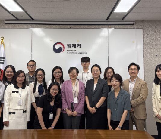 베트남 법무부 청년 공무원, 법제처에서 한국의 법제 행정을 배우다