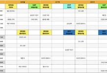 필라테스 현 4월 둘째주 시간표 안내